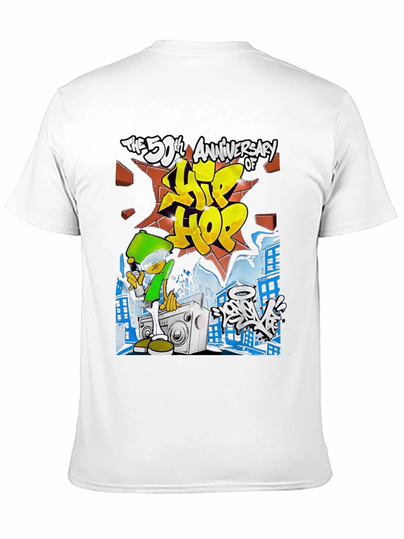 50th Anniversary Hip Hop Black T-Shirt