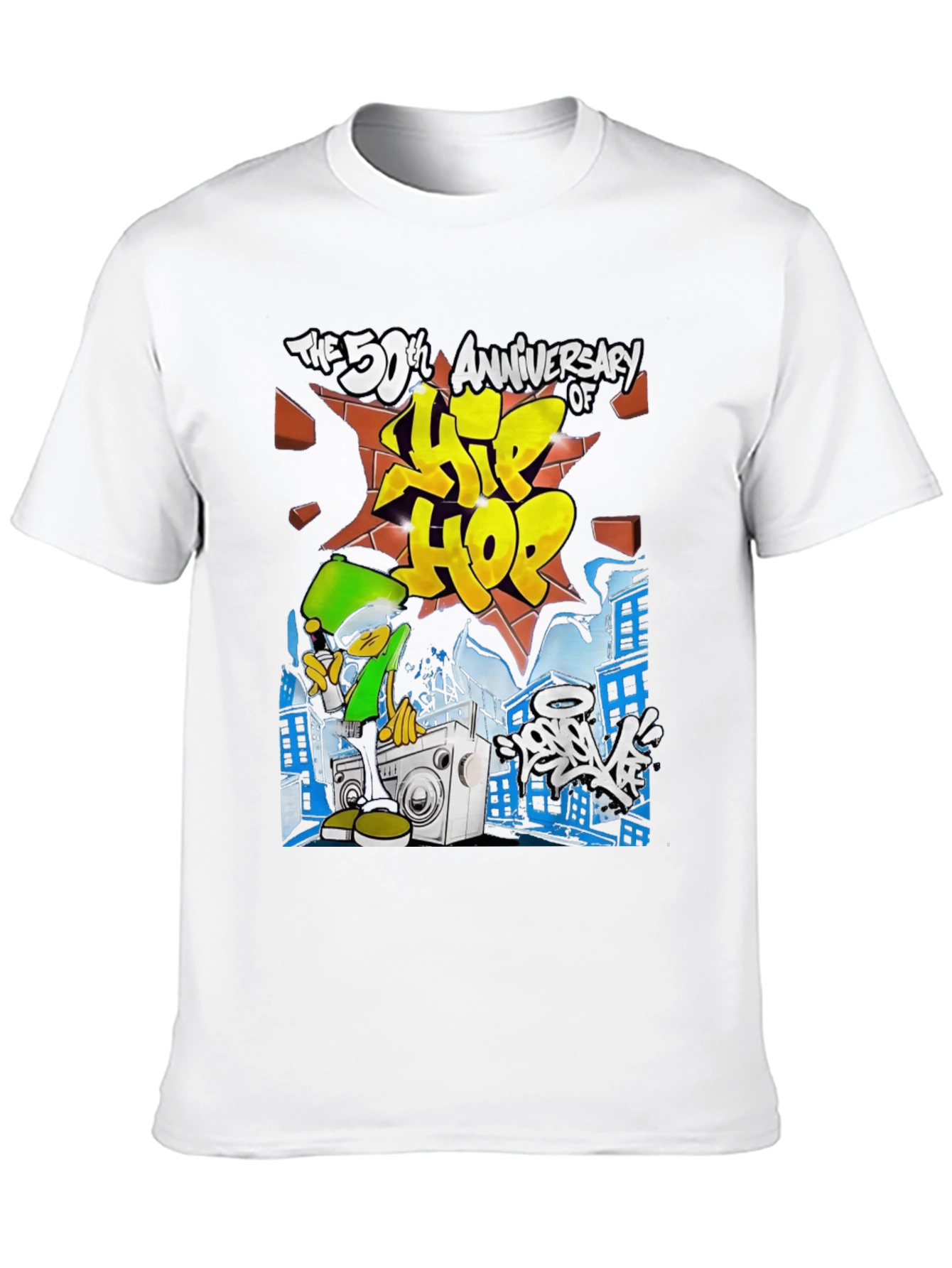 50th Anniversary Hip Hop Black T-Shirt