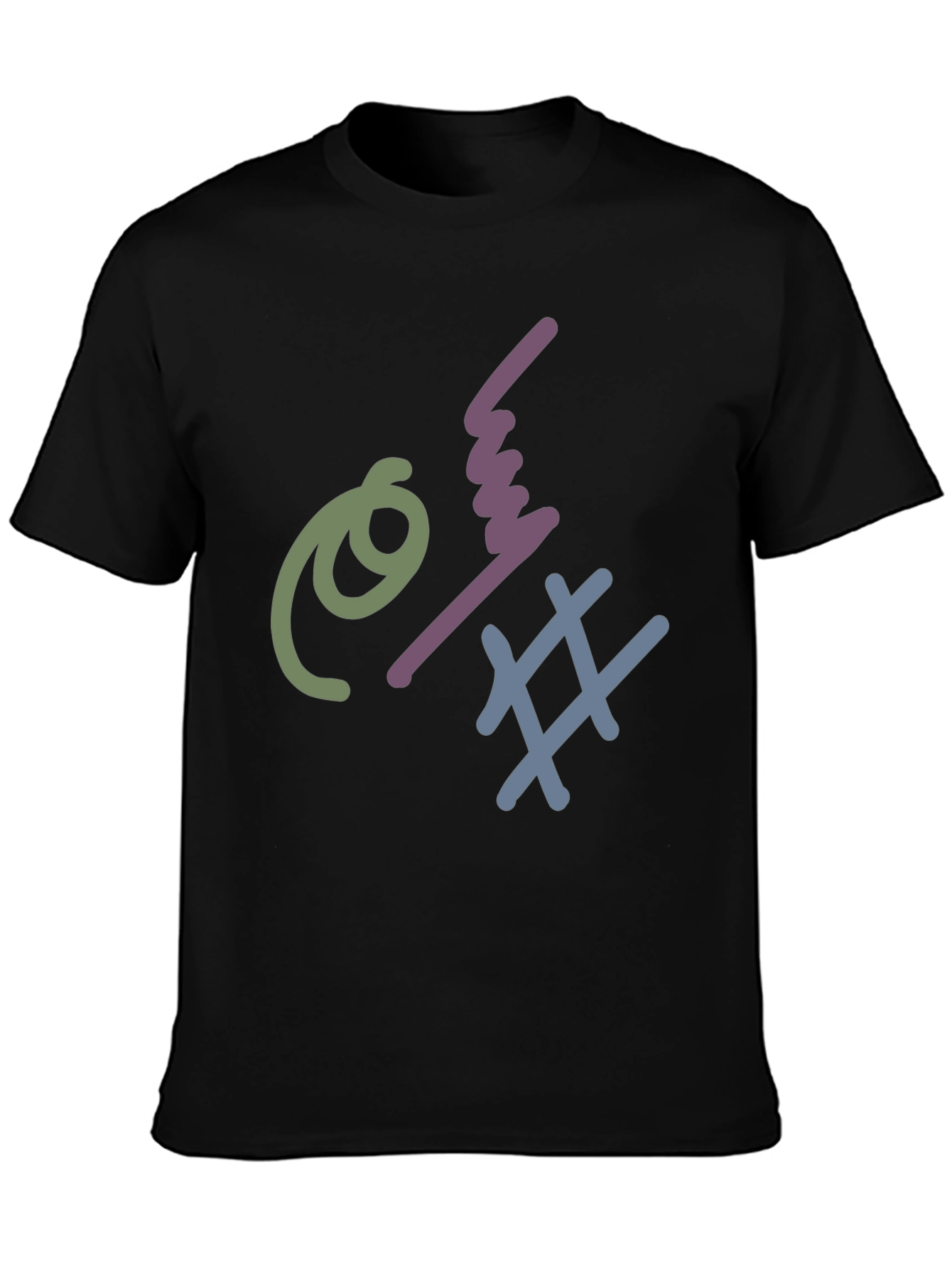 Abstract Graphic Tee - Trendy Design