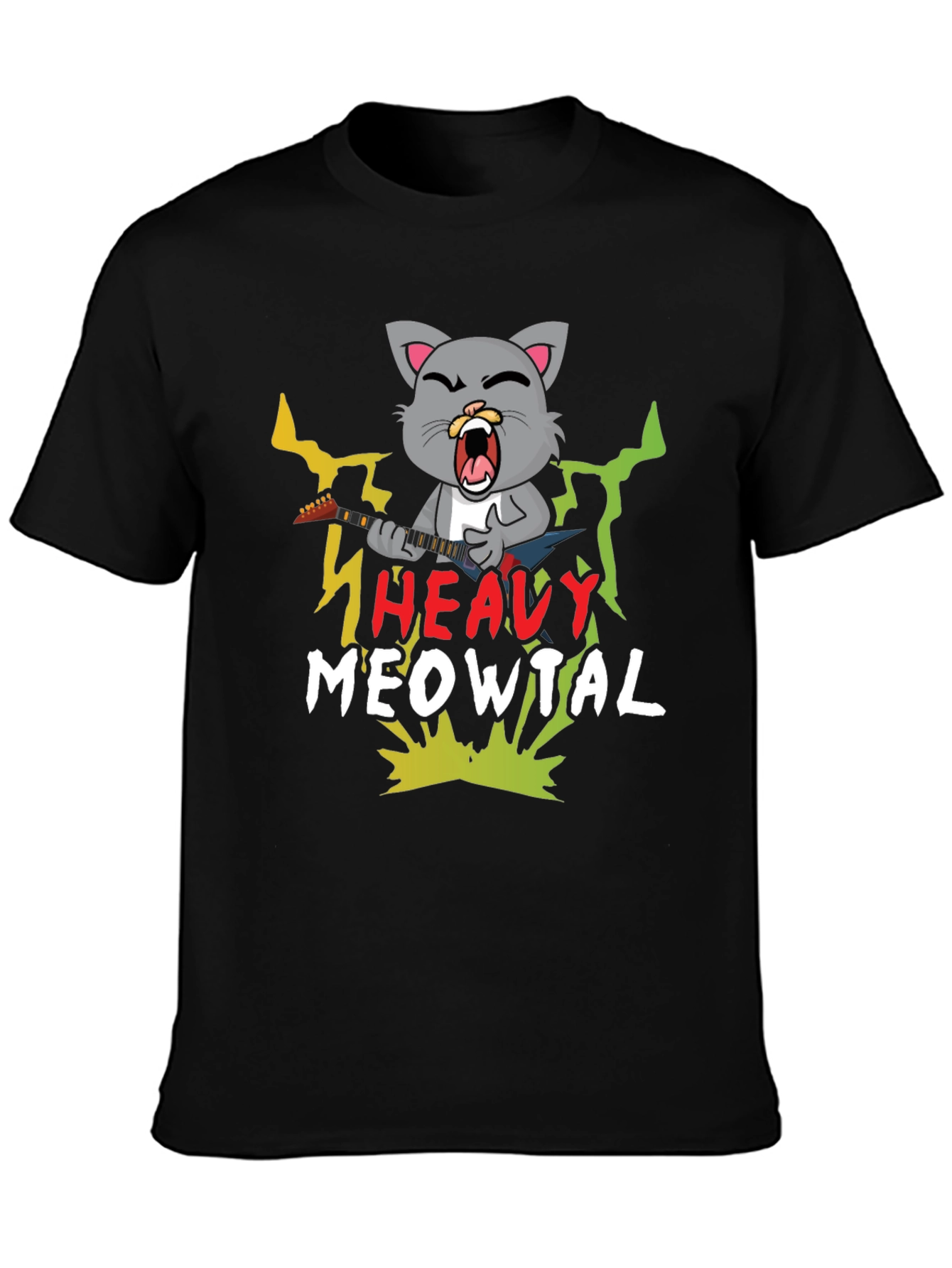 Heavy Meowtal T-Shirt