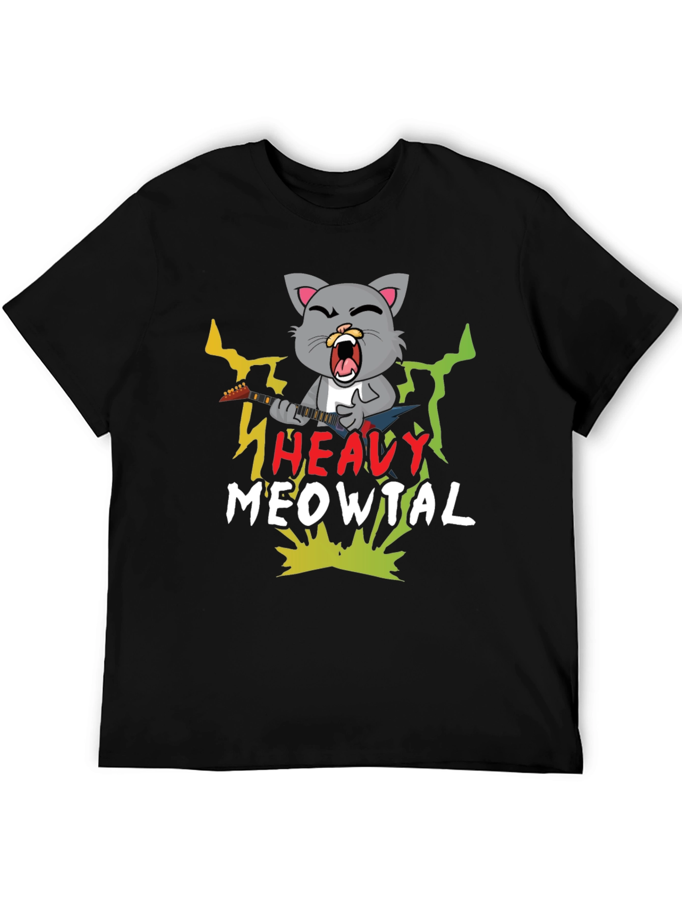 Heavy Meowtal T-Shirt