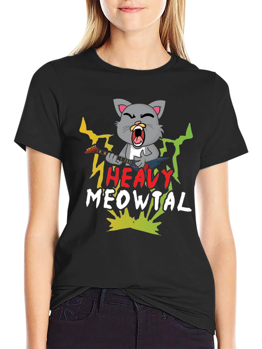 Heavy Meowtal T-Shirt