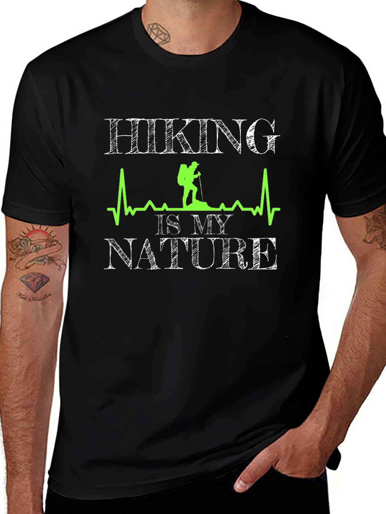 Hiking is My Nature Graphic Tee
