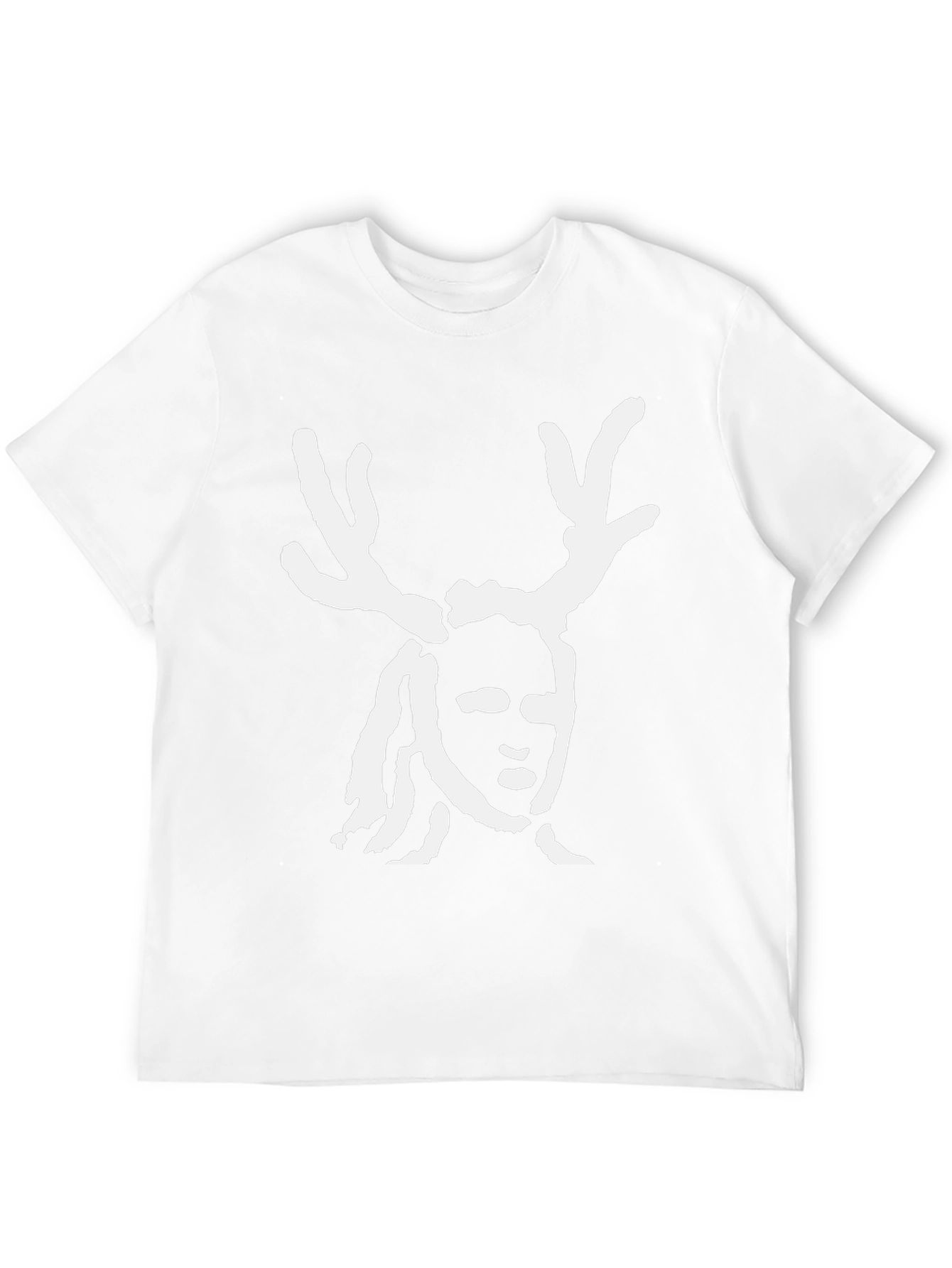 Antlered Figure Black T-Shirt