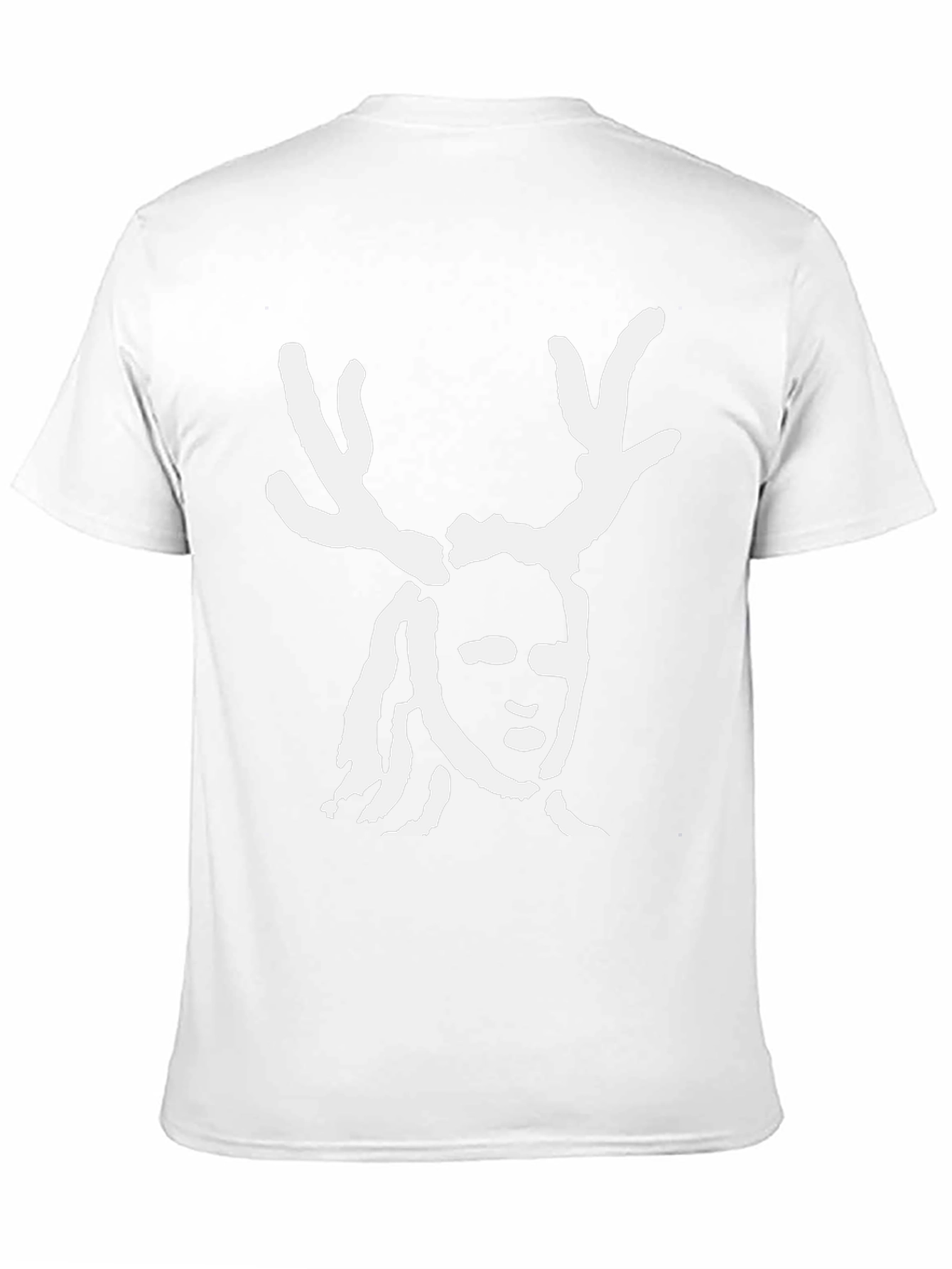 Antlered Figure Black T-Shirt