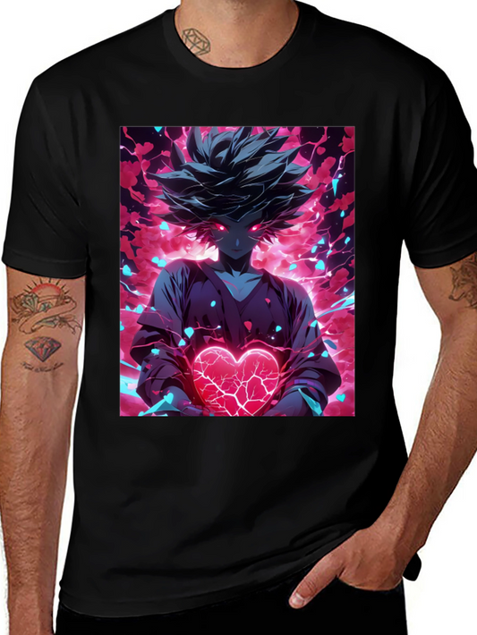 Anime Heart T-Shirt - Graphic Tee