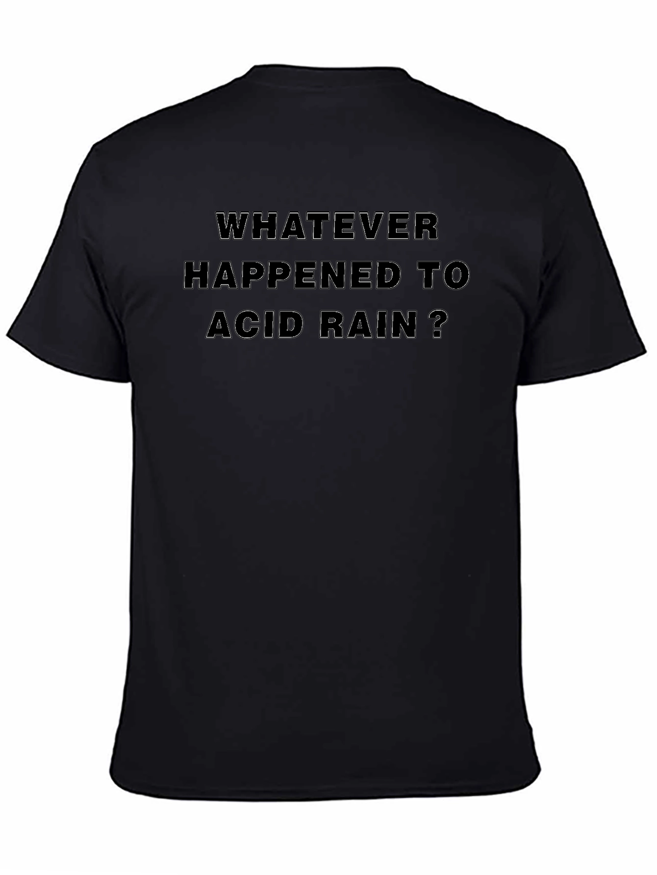 Acid Rain Graphic Black T-Shirt