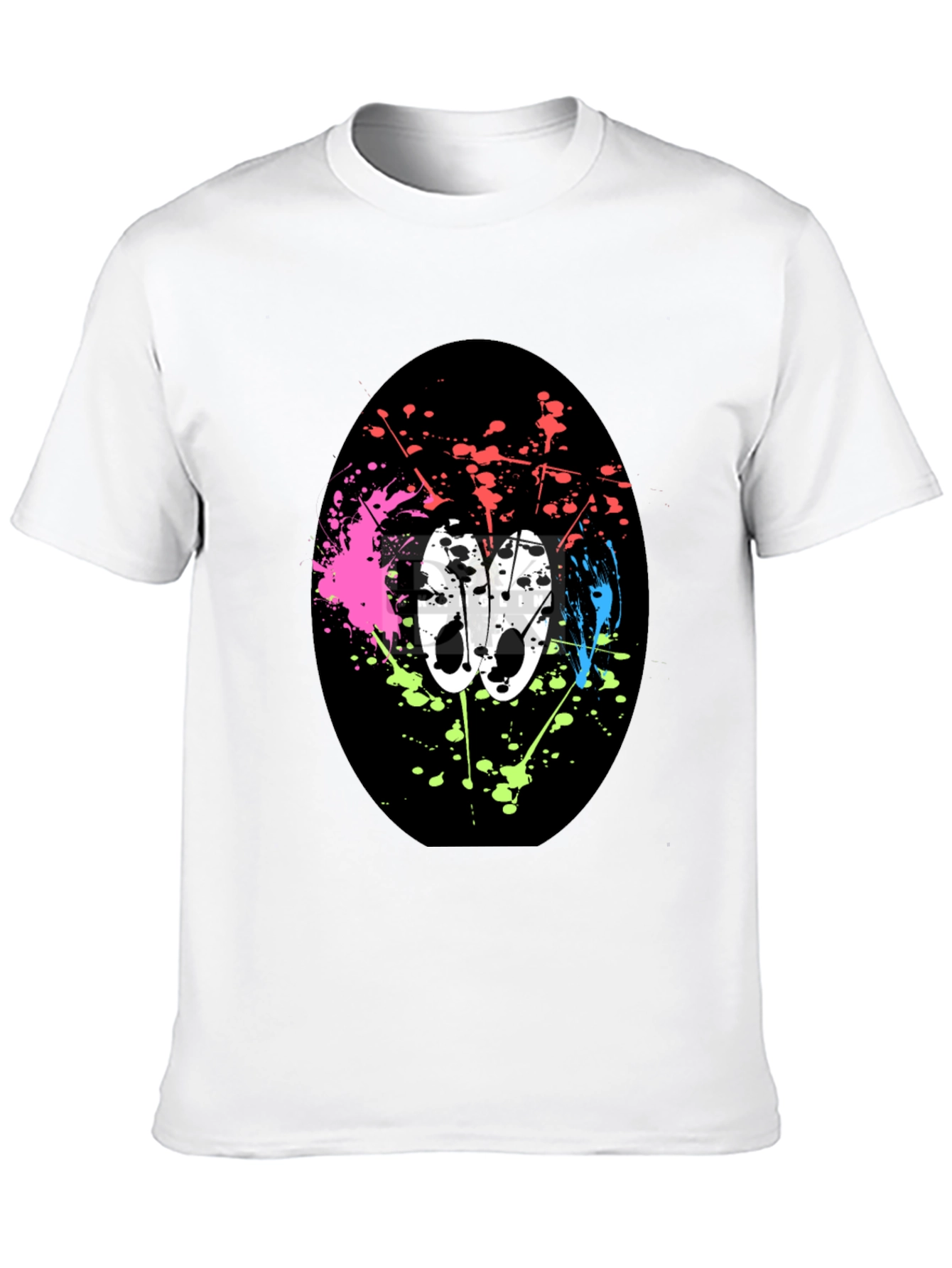 Abstract Paint Splatter T-Shirt