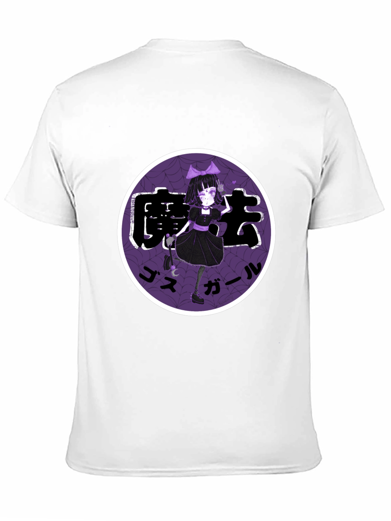 Anime Girl Graphic Tee - Emo Style