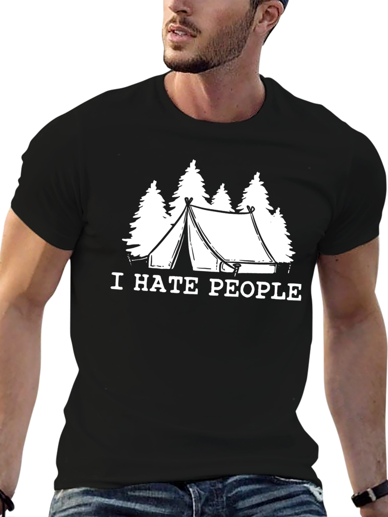 I Hate People Camping T-Shirt