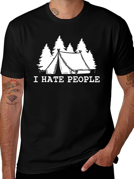 I Hate People Camping T-Shirt