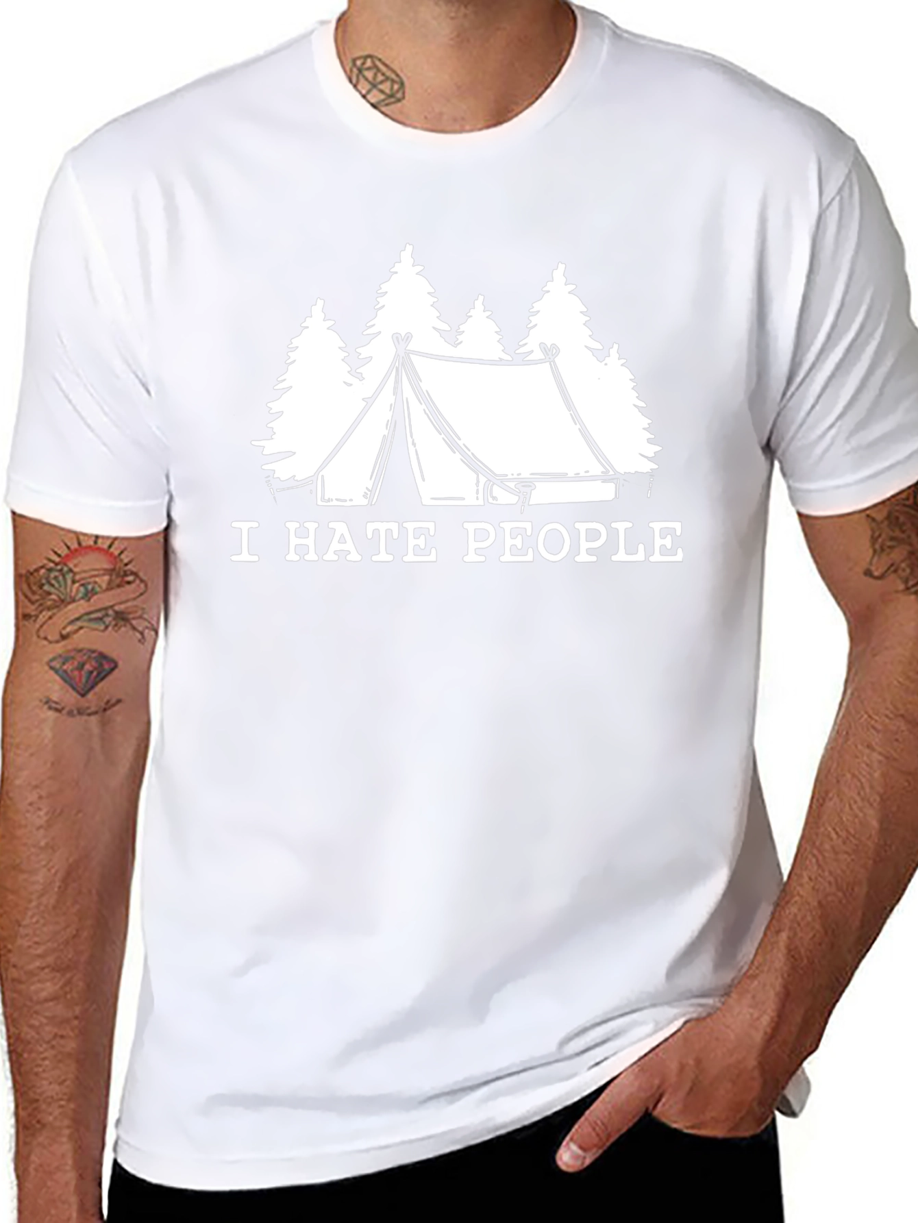 I Hate People Camping T-Shirt