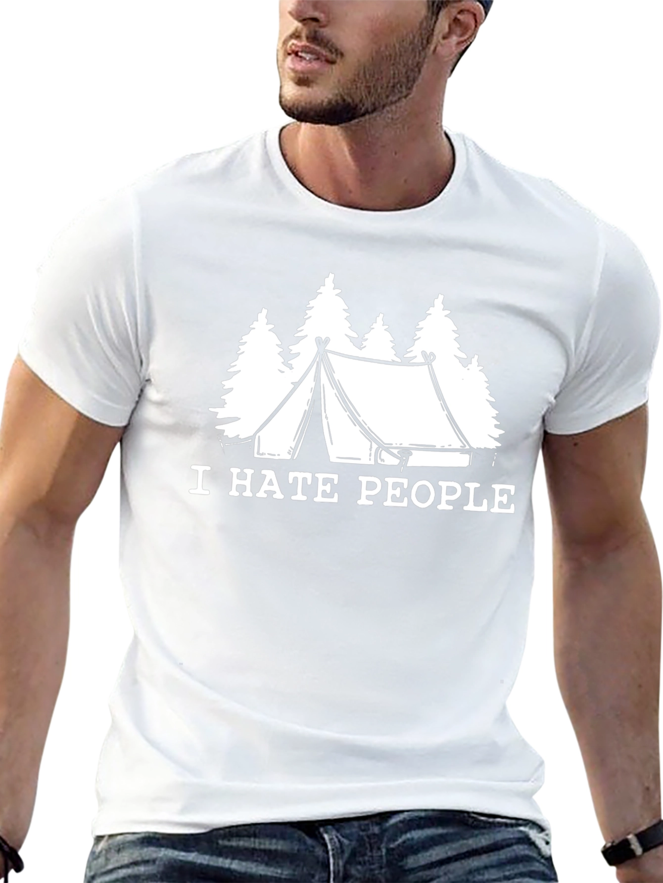 I Hate People Camping T-Shirt