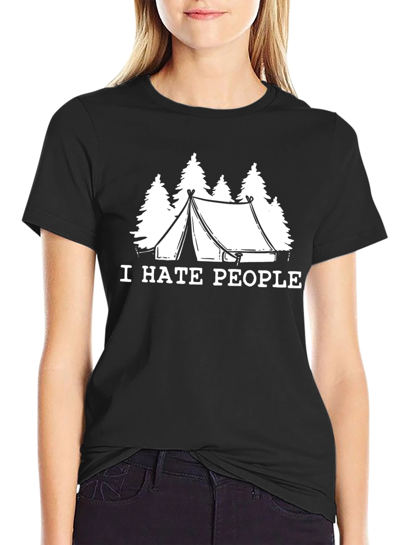 I Hate People Camping T-Shirt