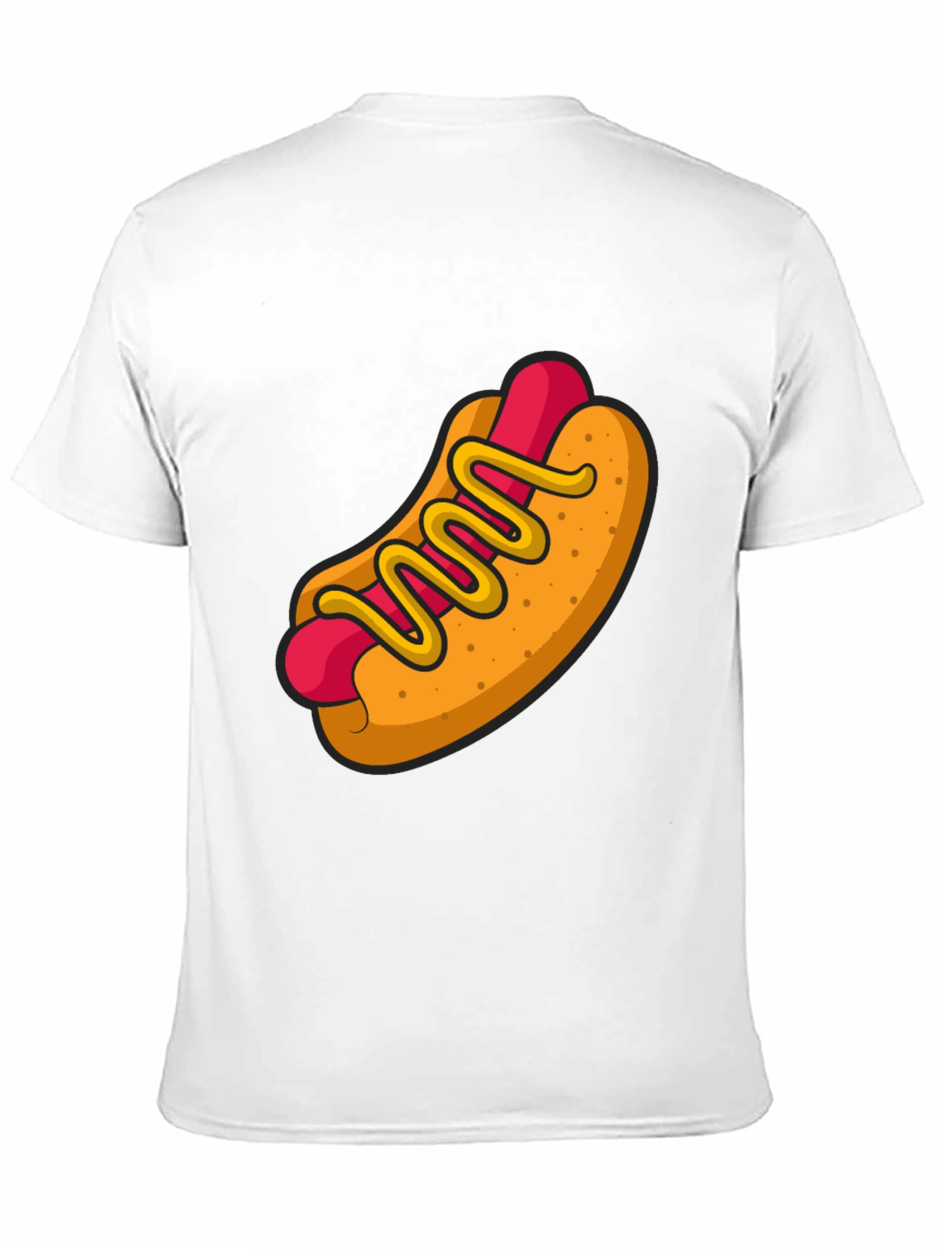 Hot Dog Graphic Tee - Funny Cartoon Food Shirt