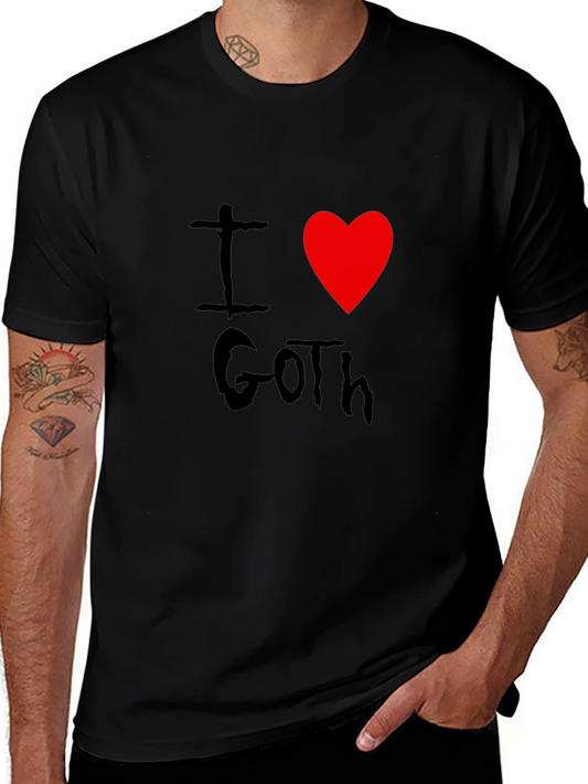 I Heart Goth Black Tee - Express Your Dark Side